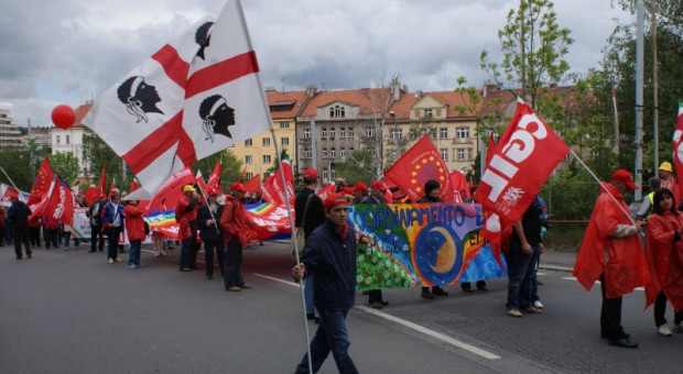 Ogólnoeuropejska demonstracja związkowa w Pradze