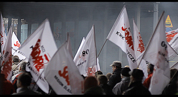 Wielka górnicza demonstracja w Katowicach