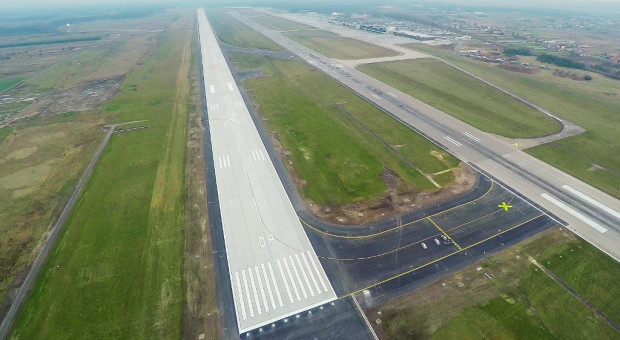 Nowa droga startowa na lotnisku Katowice