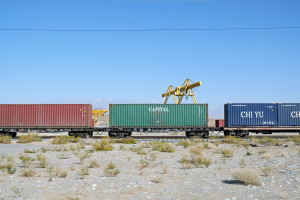 Gorgos în Kazahstan. Transport feroviar de mărfuri din China