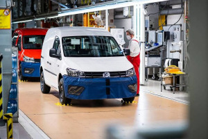 Car production in Poland and the development of electric transport are among the main interests of German companies. Pictured: Volkswagen plant in Poznan.